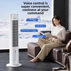 Hisense | Portable Tower Air Cooler with Dual Water Addition No Bend Design for Home Cooling Energy Efficient Water Cooling Fan for Bedroom Office