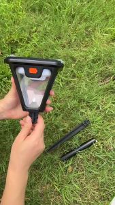 Solar garden lights outdoor lighting landscape waterproof wall lights lawn garden human body induction remote control lawn street lights