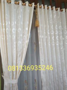 Gorden Embos Plisket/Gorden Minimalis/Gorden Murah/Gorden Jendela