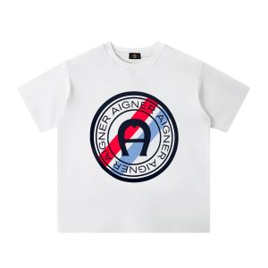 Bandai | Baby Boy Fashionable Short Sleeve Cotton T-shirt Loose Fit Sports Top Circular Letter Logo Summer Wear