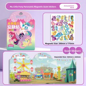 Yoursoulbird | Educational Intellectual Development Quiet Book for Kids 3-6 Years Magnetic Sticker Book