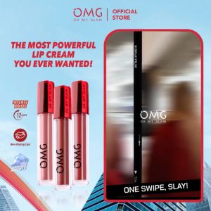 OMG Oh My Glam Mattelast Lip Cream | 3.5g | Matte Kiss Ombre Coffee Edition Lipstick LipCream Last