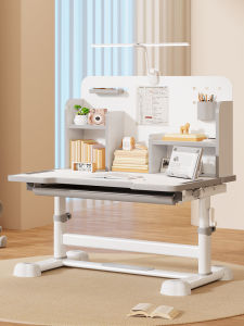 Elevating Student Study Desk And Chair Set for Primary School Children Home Use Writing Desk And Chair Classroom Desk And Chair