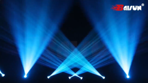 120W Moving Head Beam 60 Watt Lampu Sorot Panggung LED Disco Party Lights Lampu Beam With Gobo and Prism-DMX512