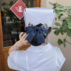 Nurse Style Headband Hair Net: Women's Professional Hair Accessories for Hospital & Bank Work