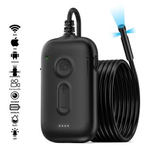 Endoscopic อุตสาหกรรม WIFI รถตรวจสอบท่อ Borescope ออโต้โฟกัสกล้อง HD1080P Single Dual Triple เลนส์กันน้ํา LEDs 2600mAh