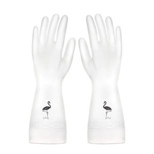 ถุงมือ ถุงมือยาง ถุงมือล้างจาน Rubber Gloves ถุงมือกันน้ำ ถุงมือกันลื่น ถุงมืออเนกประสงค์ Cleaning Rubber Gloves มีความนุ่ม ยืดหยุ่น ไม่เสียรูปง่าย
