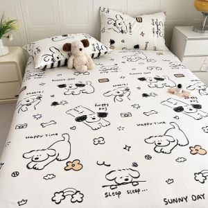 Kiss Dear | Cotton Bedsheet for Single Bed Users