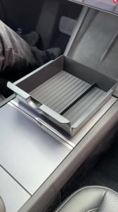 Wireless Charger Silicone Pad Anti Slip Mat For Tesla Model Y L YL 2026 Long Wheelbase LWB 6 Seater Console Storage Box Tray