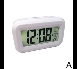 Desk Decorations Table Clock Bedroom Decoration Led Digital Alarm Clock Data Times Calendar Electronic Multi-function Desktop