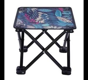 Portable Folding Stool Small Collapsible Seat Ultralight Outdoor Footstool For Camping Fishing Hiking Picnic Travel