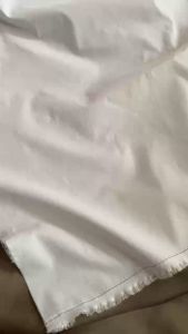 Vải Cotton Pha Spandex Trắng Khổ 1m46 - Giãn Tốt 2 Chiều Mềm - May Áo Sơ Mi Đầm Váy Áo Kiểu