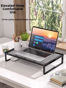 BANGBONUO | Cooling Elevated Monitor Stand Computer Riser