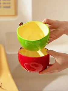 MODERN SWEETHOME | Cute New Glazed Underglaze Ceramic Home Use Bowl