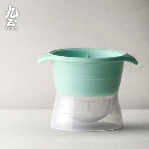 กล่องทำน้ำแข็งทรงกลมขนาดใหญ่ ชุดทำน้ำแข็ง DIY สำหรับใช้ในบ้าน ชิ้นเดียว กล่องทำน้ำแข็งทรงลูกเกลียวสำหรับใส่ Whiskey ของ JiuTu