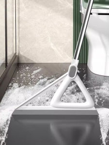 New 2025 Multi-Functional Magic Broom Silicone Floor Cleaner Hair Sweeping Water Scraper Bathroom Stainless Steel Household Tool