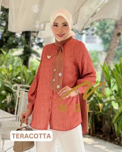 (9) MDLY KAIRA  Baju Kemeja Atasan Wanita Kaira Shirt By Mdly. Nazra Sha