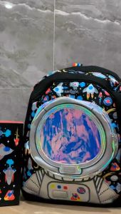 OMYGOOSE Tas Ransel Anak Motif Sky Hi Junior Id Backpack Sekolah Medium