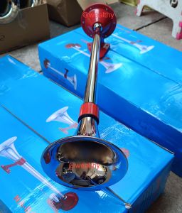 แตรด่วน 1ปาก 12v.24v ใช้ถังลม ใช้งานได้ดีมาก เสียงคุณภาพสุดๆ มีพร้อมส่ง