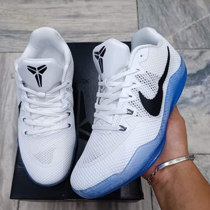 Kobe 11 store white and blue