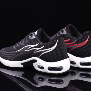 Korean Sports Running Shoes For Men Breatheable Air Cushion Rubber Casual Sneakers comfortable fabric