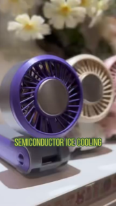 【New Arrival】NETPAC High-speed kipas Angin 100 Gear Kompres es untuk mendinginkan Wind Adjustable Turbo Handheld Fan with Digital Display dan Lampu tidur