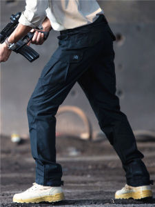 Archon Tactical Mens Cotton Work Pants Outdoor Military Style Spring Autumn Winter Waterproof Elastic Training Trousers