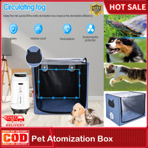 ⭐️【Local warehouse+COD】⭐Pet Atomization Box Pet Dog Cat Animal Oxygen ICU Cage For Cough Breathing Treatment Atomization Box