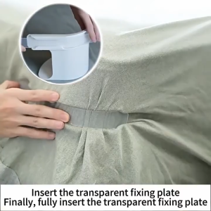 ที่ยึดผ้าปูที่นอน 4 ชิ้น พร้อมแถบล็อค ผ้าปูที่นอนไม่เคลื่อนย้าย ติดตั้งง่าย สำหรับงานหนักผ้าปูที่นอนมุมที่หนีบเพื่อความปลอดภัยแผ่นไร้เข็มสำหรับใช้ในบ้าน