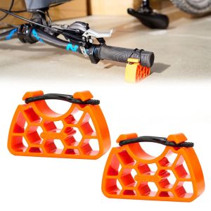A Pair Bike Handlebar Stand Clip-On Stabilizer for Inverted Parking Stable MTB Maintenance Bicycle Repair Tool Fit for 30~34mm