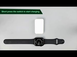 SG Ready Stock Portable 1000mAh iWatch Power Bank Magnetic Wireless Charger for Series 1/2/3/4/5/6/7/8 Travel Portable Charge Lightweight 1000mah Power Bank