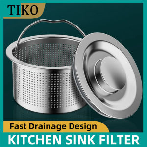 Filter Out Residue Sink Drain Strainer Kitchen Sink Filter Net Mesh Basket Anti-Clog Slag Strainer Drain Debris Filter Rapid Drainage
