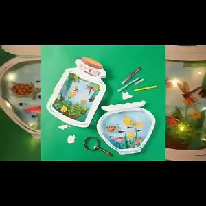 Diy Craft Anak Craft Fish Aquarium And Insect Prakarya Art Craft Kit
