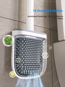 Joybos | Soft Rubber Bathroom Cleaning Brush Dead Angle Free