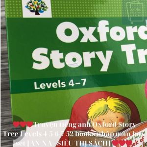 Oxford Story Tree Levels 4-5-6-7 52q nhập màu box set Tặng file audio