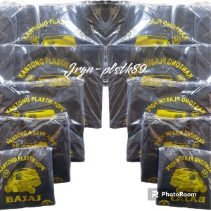 Kantong Plastik Hd Kresek Asoy Shopping Bag Hitam Tebal Uk 17 24 28 35