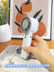 Icy Cooling Handheld Fan USB Rechargeable Handy Fan High Speeds Refrigeration Portable Mini Fan F018