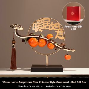 WAMUJIER | Lucky Persimmon New Chinese Style Decorative Item