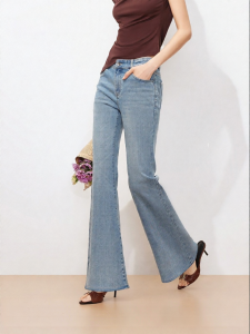 Vero Moda | Summer Washed 9-Part Flared Slim-fit Denim