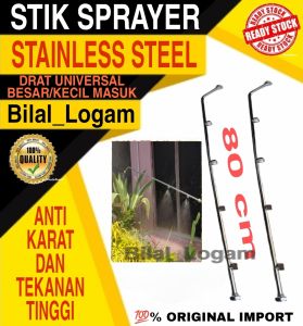 STIK SPRAYER STAINLESS TU26 IMPORT 5 MATA 80CM DRAT UNIVERSAL