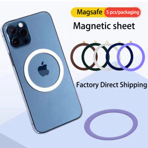 2025 Universal 5PCS Magsafe Metal Rings Sticker for Magsafe Magnetic Wireless Charger Ultra-Thin Magnetic Disks for Phone