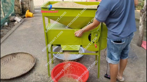 Máy quạt thóc tách hạt léphạt lửng và bụi bẩn không dùng quạt cây