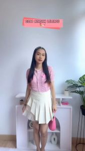 [Basica Moda] c398 Atasan Top Blouse Cardigan Wanita Liliace Rajut Import