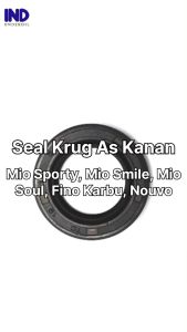 Seal Krug As Kanan Mio Sporty Smile Soul Fino Karbu Nouvo 19x30x5 Sil Magnet Magnit Kruk 19 x 30 x 5