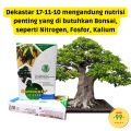 Pupuk Dekastar Osmocote 17-111-10: Berkualitas Tinggi untuk Tanaman Bonsai Bunga dan Sayur. 