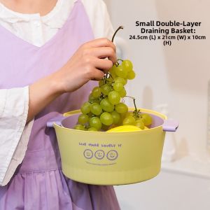 Minimalist Multifunctional Draining Basket