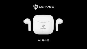LENYES AIR 45 TWS Wireless Bluetooth 5.1 high sound quality earbuds smart touch earphone