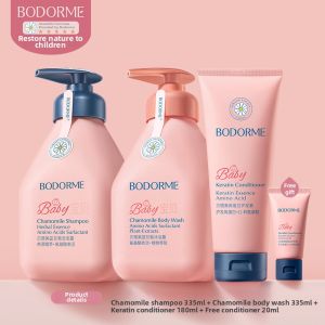 bodcrme | Fresh and Smooth Childrens Shampoo for Boys and Girls 3-15 Years
