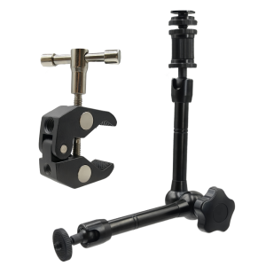11 Inch Magic Arm Metal Articulating With Super Clamp for Various Action Camera DSLR LCD Monitor LED Lights Cell Phone Accessery