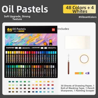 deli | Super Soft Oil Pastels Vivid Colors Non Melting